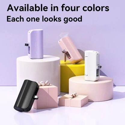 Lenovo Mini Capsule 50000mAh High Capacity Power Bank Portable Wireless Fast Charging External Battery For iPhone Huawei Samsung