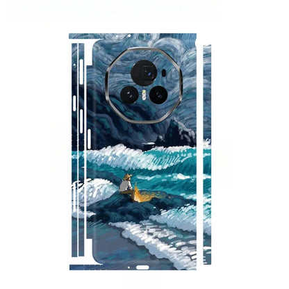 XRT Skin Sticker For Honor Magic V5 Back Film V3 VS3 VS2 RSR VS V Protective Decal Wrap Personality Back Screen Protector