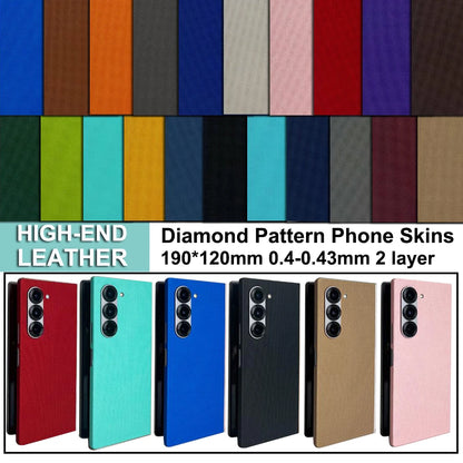 VORMIR 20pcs Plain Leather Phone Skin Wrap Decoration Stickers for Cutting Machine Rear Back Films for Phone Accessory Store