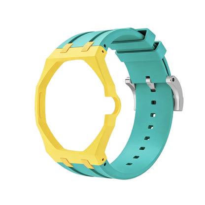 Bioceramics Watch Case+Silicone Band Modification Kit Strap Case Changer To Wristwatch Accessories For Royal Pop