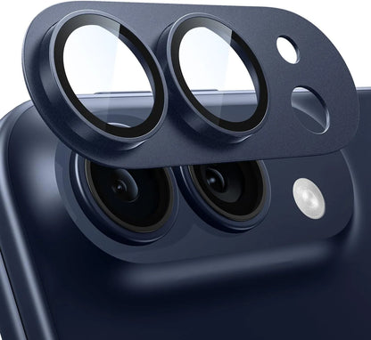 Metal Tempered Glass Camera Screen Full Protective Cover for Apple iPhone Duo Strong Adsorption Camera Lens Protector