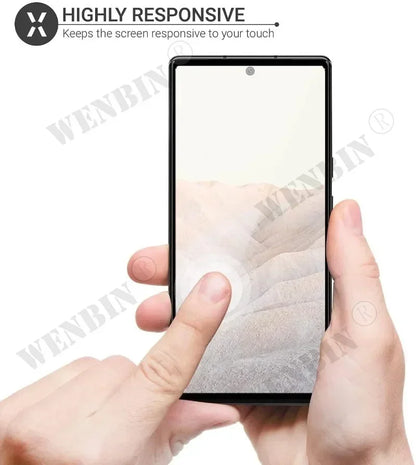 3 Pcs Tempered Glass For Google Pixel 10 9 Pro XL 8 7 6 Pro 8A 7A 6A 5A 4A 3 XL Curved Full Cover Screen Protector
