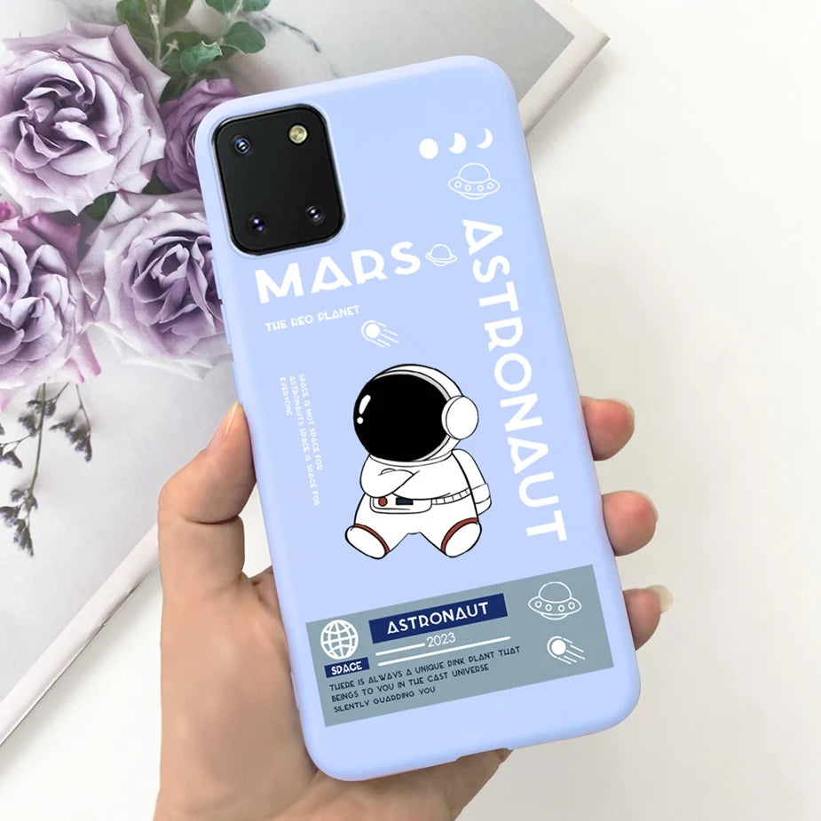 For Samsung Galaxy Note10 Lite Case SM-N770F 6.7'' Popular Candy Painted Cover Soft TPU Phone Case For Samsung Note 10 Lite Bags