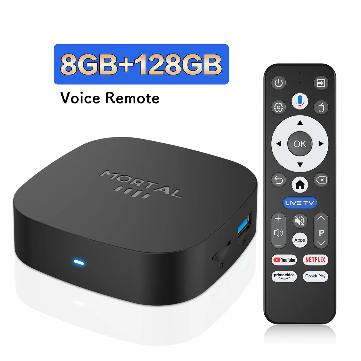 2026 Best-Selling Smart TV Box Android 16 Ultra HD Video Output Set-Top Box Supports BT5.4 Wi-Fi 6 Netflix Streaming Player T1+