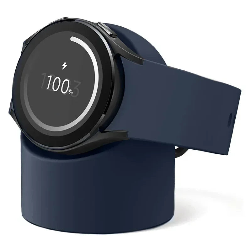 Compatible With Samsung Galaxy Watch 7 6 5 4 3 Charger Stand 40 44 46mm Galaxy Watch 5Pro Charger Silicone Stand Charging Base