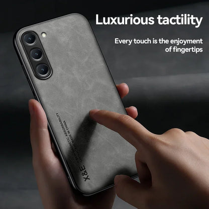 Magnetic Leather Case For Samsung Galaxy S23 S26 S24 S25 Edge S25 FE Plus Ultra S24FE S23FE 5G Shockproof Silicone Case Cover
