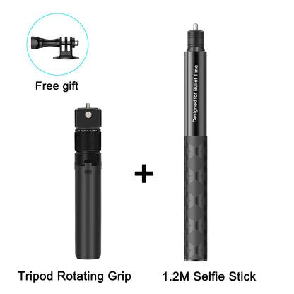 For Insta360 Invisible Selfie Stick Bullet Time Bundle Handle for Insta 360 X6 X5 X4 GO 3S Ace Pro GO 3 x3 Stick Accessories