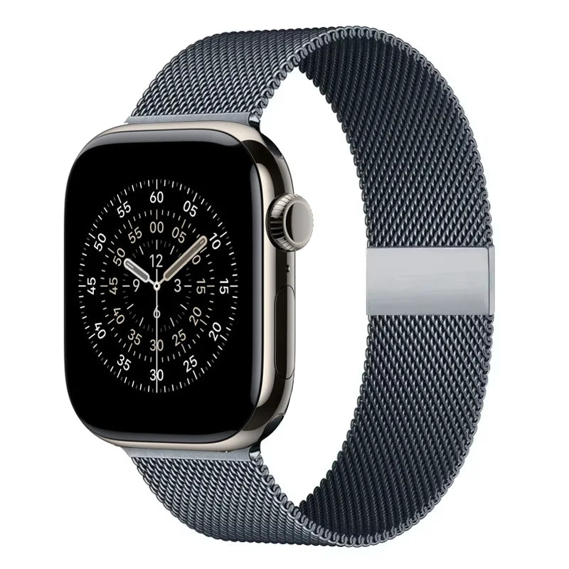 Milanese loop strap For Apple Watch band 11 46mm 44mm 40mm 41mm 42mm 45mm bracelet iwatch series 10 8 7 6 5 4 SE 9 Ultra 3 49mm