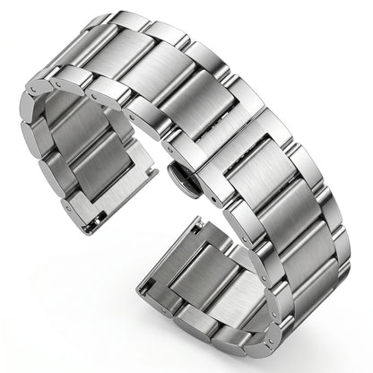 Stainless Steel Watch Band Bracelet 18 20 21 22 23 24mm Women Men Solid Metal Wristband Replacement Strap Accessories With Tool
