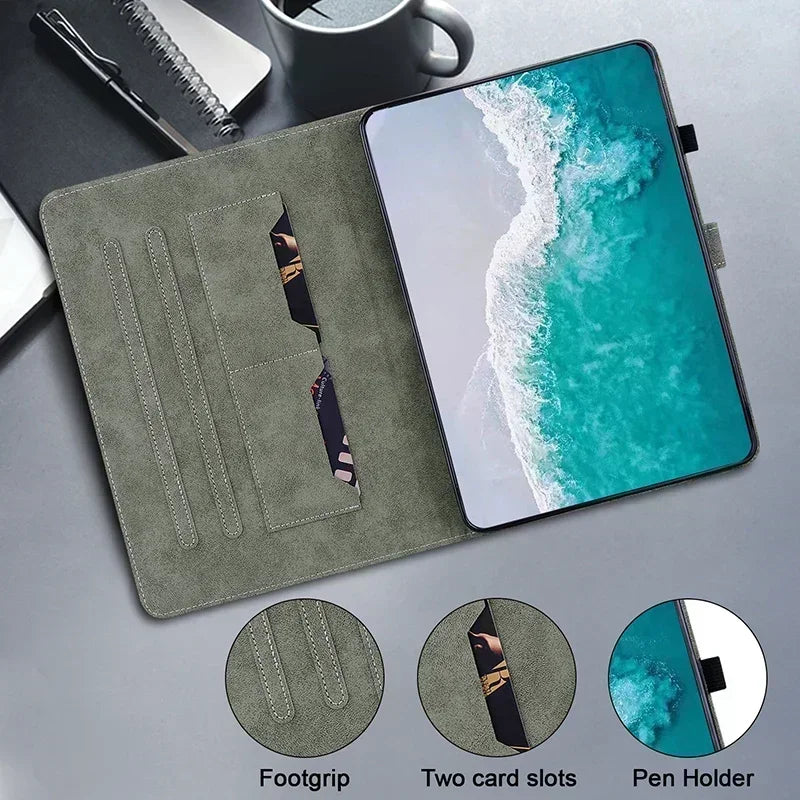 Leather Case for iPad Air 11 2026 Air3 10.5 iPad 5th 6th 7th 8th 9th Gen iPad 10.9 2022 11th 2025 Pro 11 2026 2025 Mini 6 Case