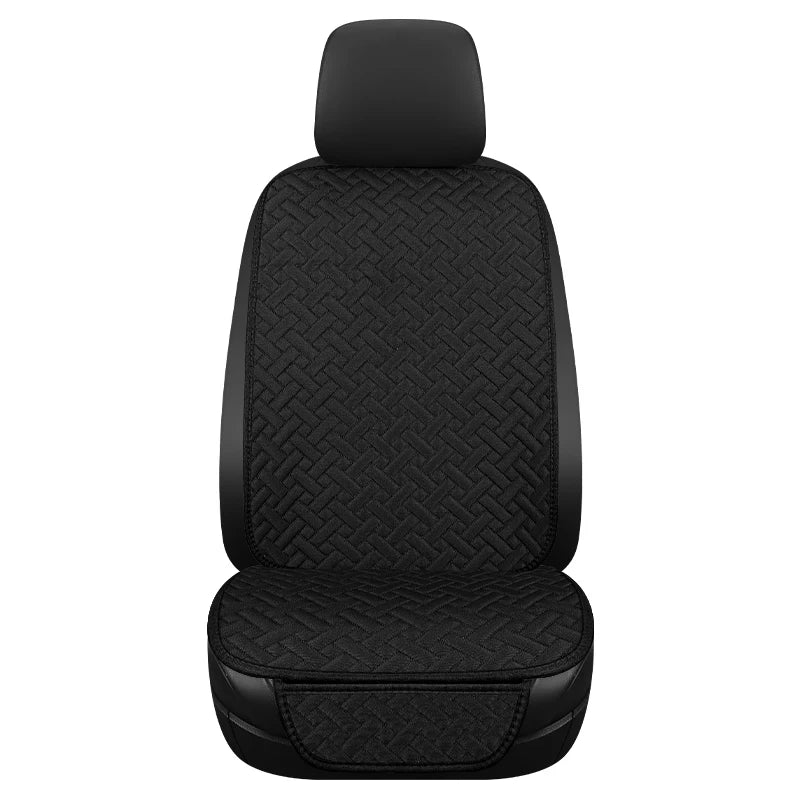 Car Seat Cushion, All Season Universal Linen, Driver's Seat Cover, Small Waist, Single Piece Three Piece Set, Half Pack