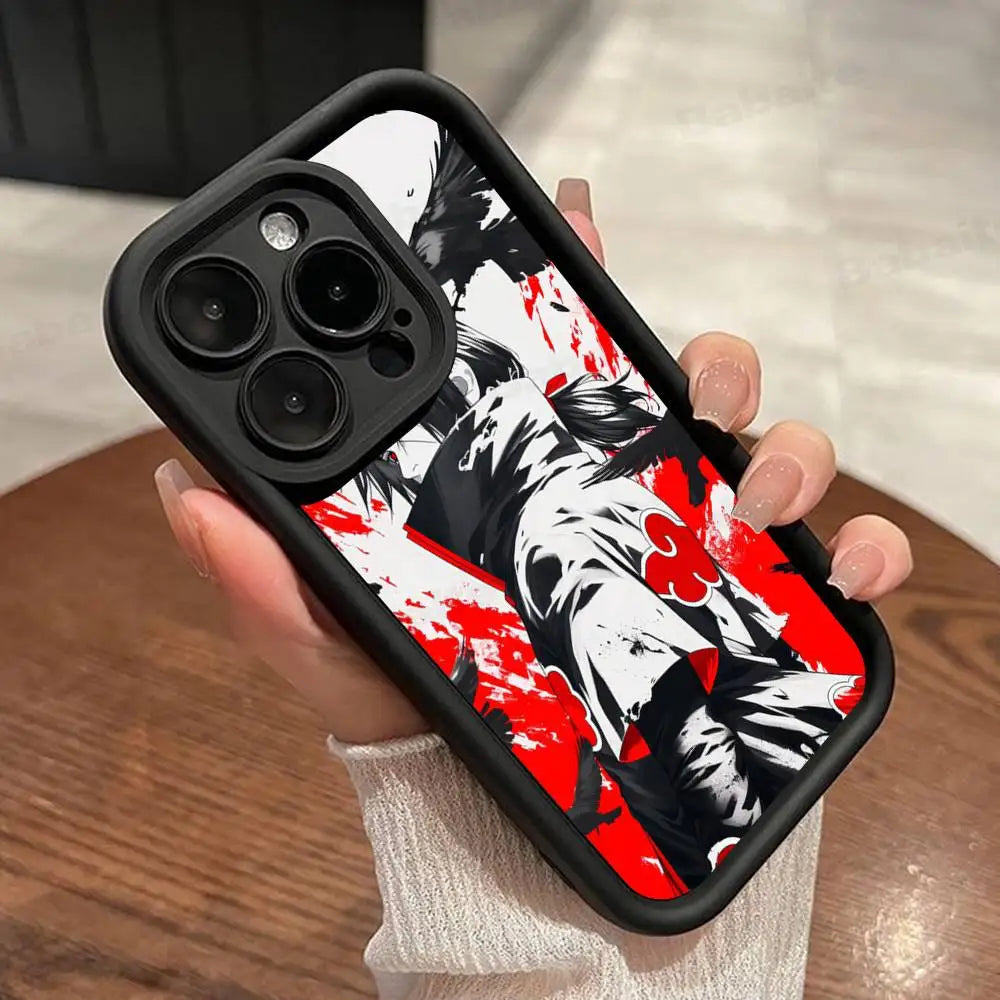 Classic Anime U-Uchiha Itachi Phone Case For iPhone 17 16 15 14 13 12 11 Air Plus Pro Max Soft Back Cover