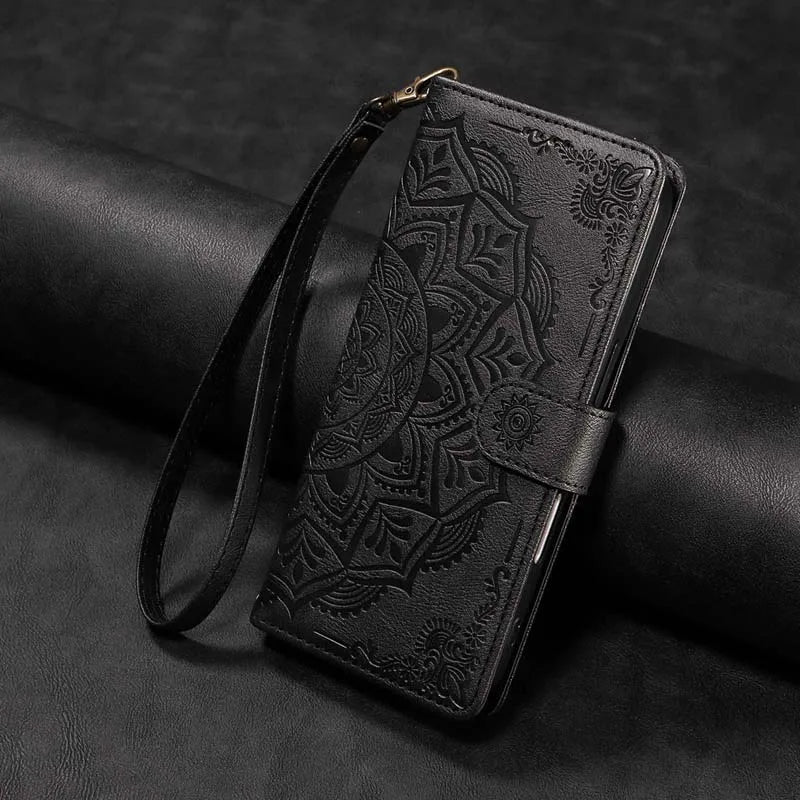 Magnetic Leather Case For Samsung Galaxy S7 Edge S8 S9 Plus S10 Lite Note 10 20 Ultra 8 9 XCover 7 Flip Wallet Card Phone Cover