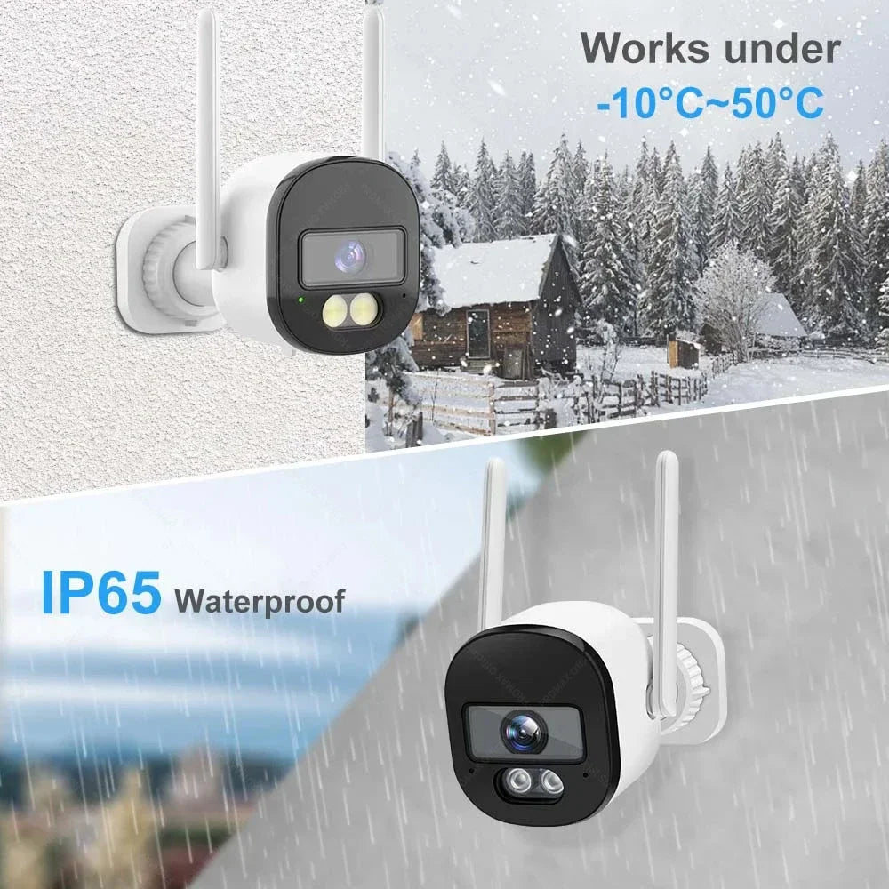 Tuya 5MP Bullet Camera Outdoor 5G Wifi Security Protection Support Onvif Auto Tracking Two Way Audio CCTV Wireless Surveillance
