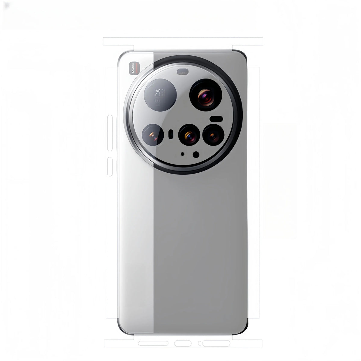 Colorful Pattern Matte Film Skin Phone Back+Sides Sticker For XIAOMI 15 14 13 Ultra 14 Pro Full CoverWrap