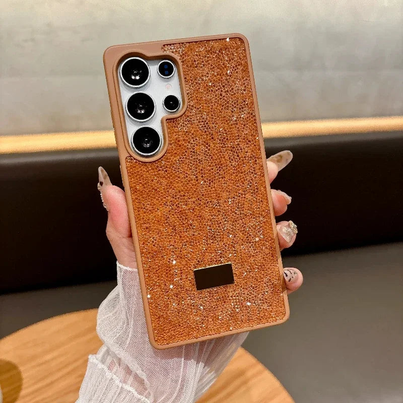Trend Bling Glitter Diamond Case for Samsung Galaxy S26 S25 S24 S23 Plus Ultra Rhinestone Shockproof Hard Back Protective Cover