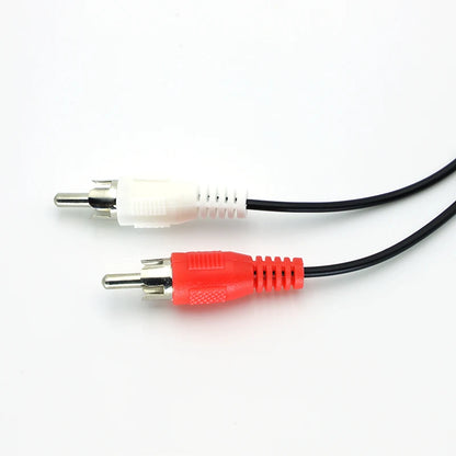3.5 Audio Aux Socket Connector To Headphone Music Wire 3.5mm RCA Female Jack Stereo Cable Y Plug 2 Male Adapter 0.3M