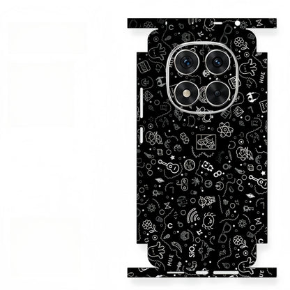 Colorful Pattern Matte Film Skin Phone Back+Sides Sticker For XIAOMI Redmi NOTE13 14PRO + Full CoverWrap