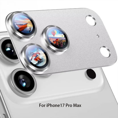 Metal Tempered Glass Lens Protector Orange Full Cover Back Camera Protective Film Anti Scratch for iPhone 17Pro/17 Pro Max