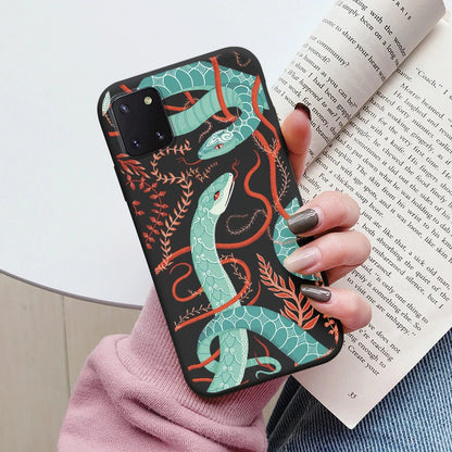 Soft Case For Samsung Galaxy Note 10 Lite Phone Cover Cute Flowers Butterfly Fundas TPU Coque For Samsung Note 10 Lite Bumper