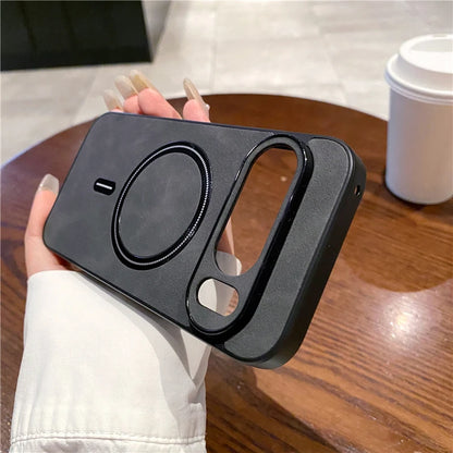 Sheepskin Matte Magnetic Frosted Case For Magsafe Google Pixel 10 9 Pro XL 9A 8A 8 Pro Wireless Charging Shockproof Cover