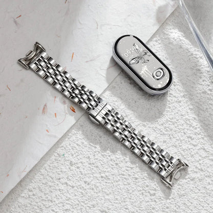 Metal Strap For Xiaomi Band 10 9 8 Belt Smartwatch Stainless Steel Mi Band 9 Bracelet Wristband Miband 11 Watchband Accessories