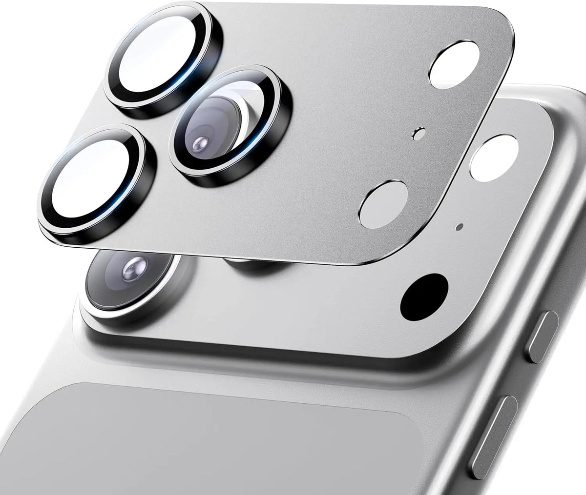 for Phone 17 Pro Max 17Air Camera Lens Protector Strong Adsorption Metal 9H+ Tempered Glass Camera Screen Full Protective Cover