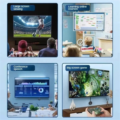 Portable 1080P HD TV Stick Video Receiver Wireless HD TV Display Receiver Mobile Phone Mirroring WIFI For TV Screen Android IOS