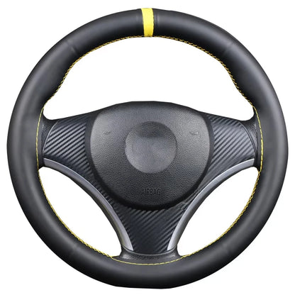 Universal PU Leather Automotive Steering Wheel Cover Soft Leather Cover Steering Wheel Braid DIY Car Accessories Hand Sewing