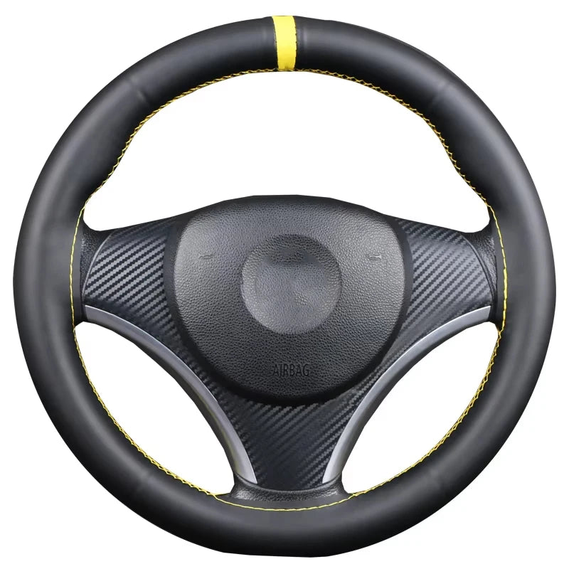 Universal PU Leather Automotive Steering Wheel Cover Soft Leather Cover Steering Wheel Braid DIY Car Accessories Hand Sewing