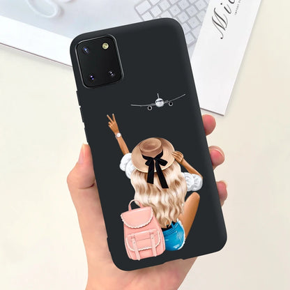 For Samsung Galaxy Note10 Lite Case SM-N770F 6.7'' Popular Candy Painted Cover Soft TPU Phone Case For Samsung Note 10 Lite Bags
