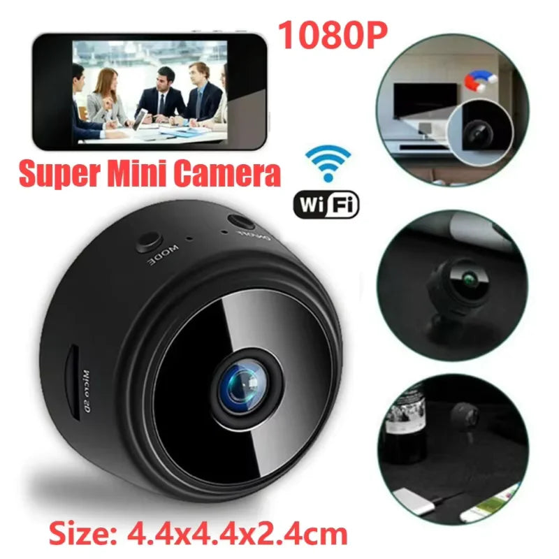 New Cemera Mini A9 1080P High Definition WIFI CCTV IP Black Voice Video Security Wireless Security Cameras Fast Delivery