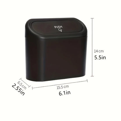 1pc Car Trash Can - Mini Garbage Bin and Organizer for Clean and Tidy Car Interiors