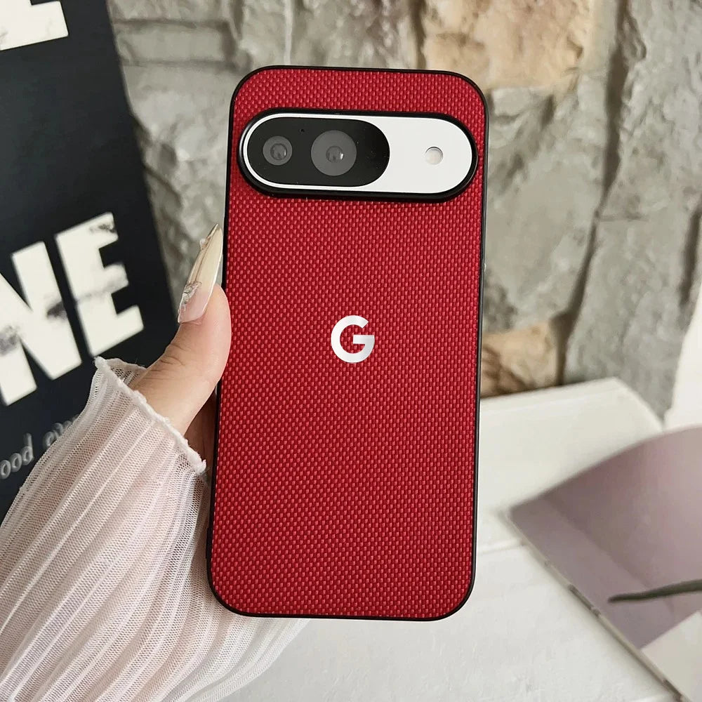 NEW Ultra Thin Premium Woven Nylon Pattern Phone Case For Google Pixel 11 10 9 Pro XL 8 7 6 Pro 10A 9A 8A 7A 6A Shockproof Cover