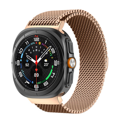 Thick Milanese Loop for Samsung Galaxy Watch Ultra strap 47mm Stainless Steel Magnetic Bracelet Galaxy Watch 7 ultra band 47 mm