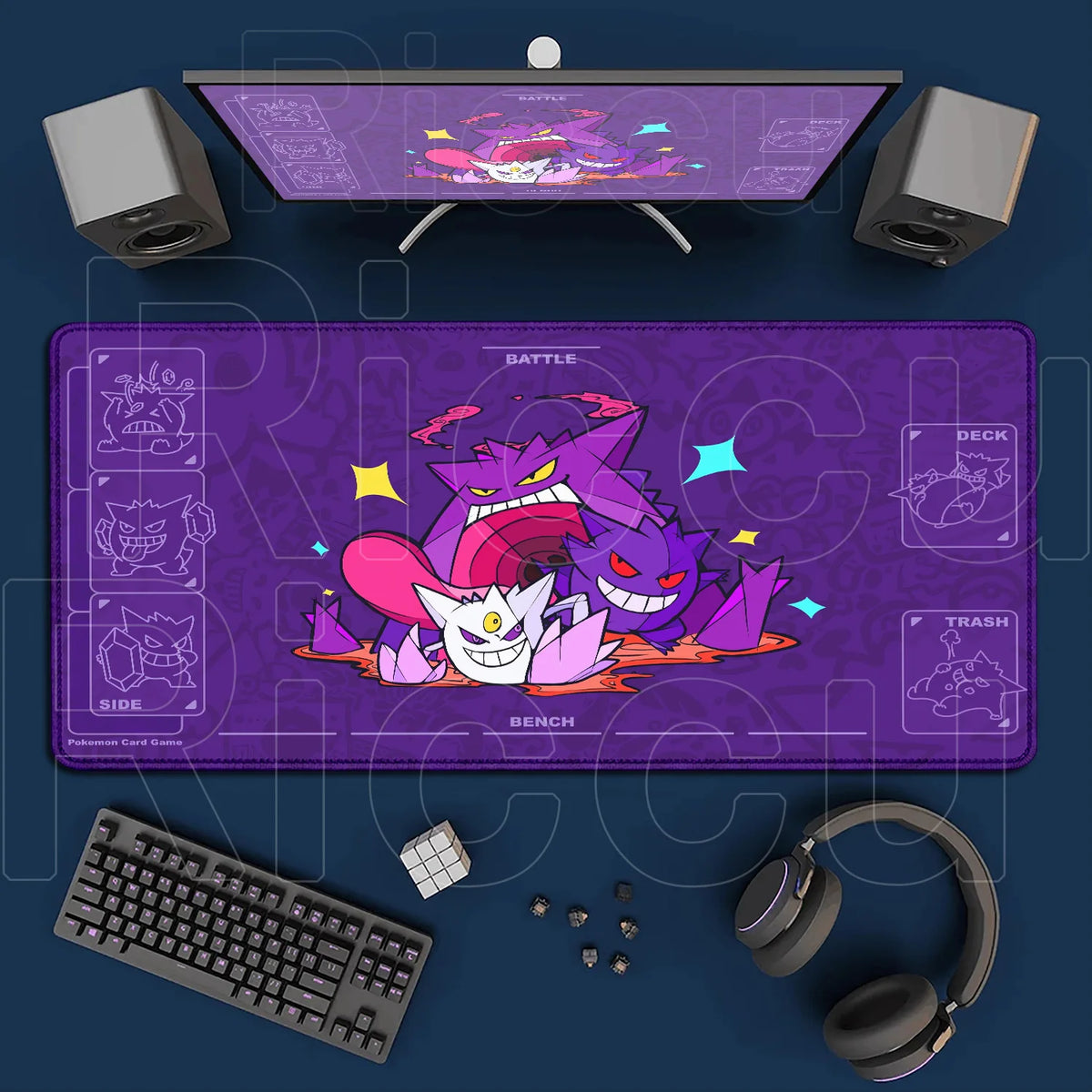 Gaming Anime P-Pokemons Gyarados Mousepad Large Non-slip Rubber Mouse Pad Gamer XXL 900x400mm Pc Keyboard Desk Mouse Mat Carpet
