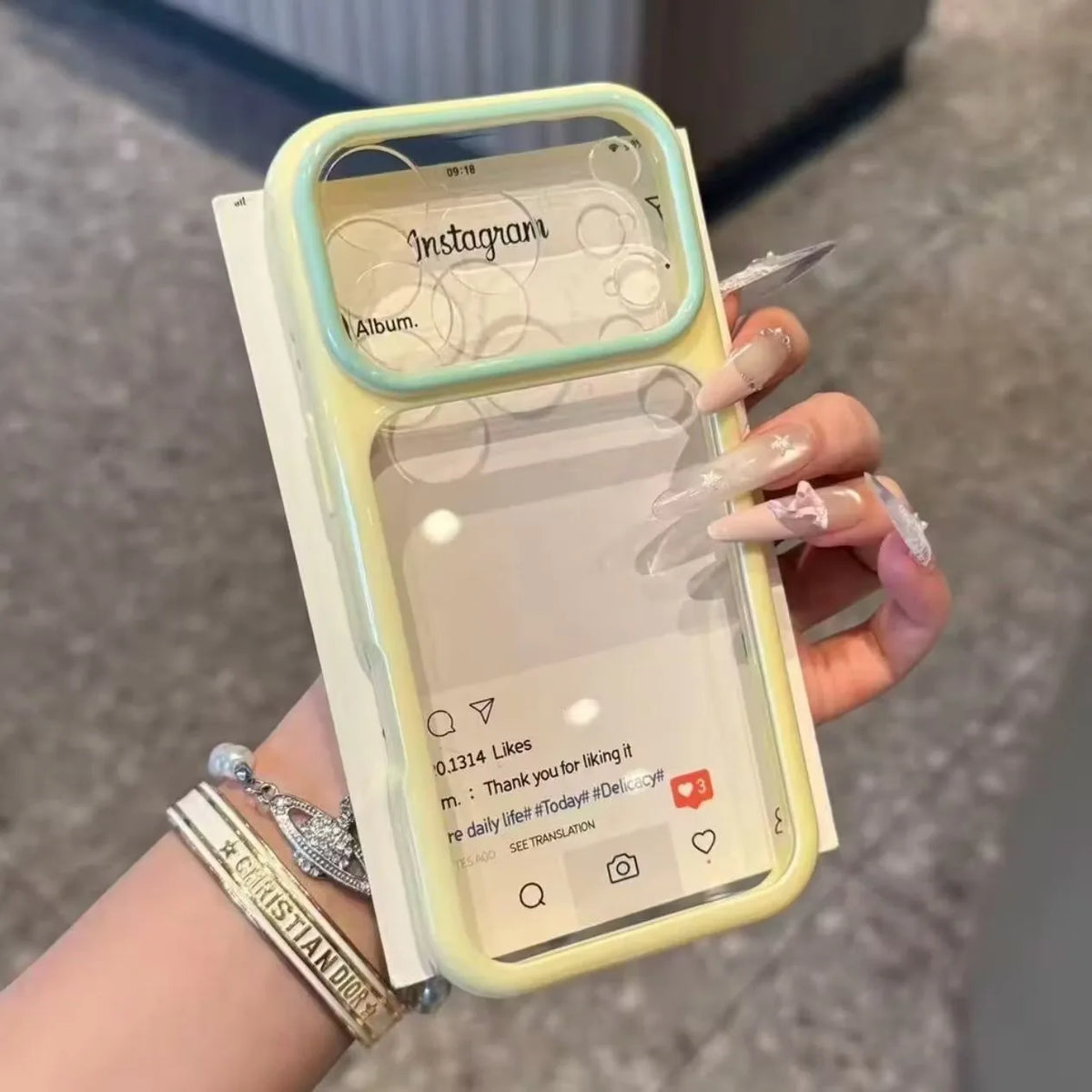 Luxury Candy Color Contrast Transparent Case For iPhone 17 16 15 Pro Max 14 Plus 11 12 13 Clear Ultra Slim Shockproof Ins Cover