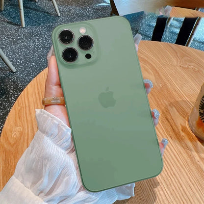 Ultra-Thin Matte Soft Transparent Case For iPhone 17 16 15 14 13 12 11 Pro Max X XS Max XR Plus SE Mini TPU Slim Cooling Cover