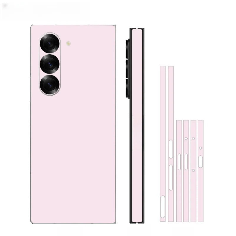 Creative Decal Skin for Samsung Galaxy Z Fold6 5 4 3 7Back Screen Protector Hinge Film Cover Fold5 3M Wrap Matte Sticker