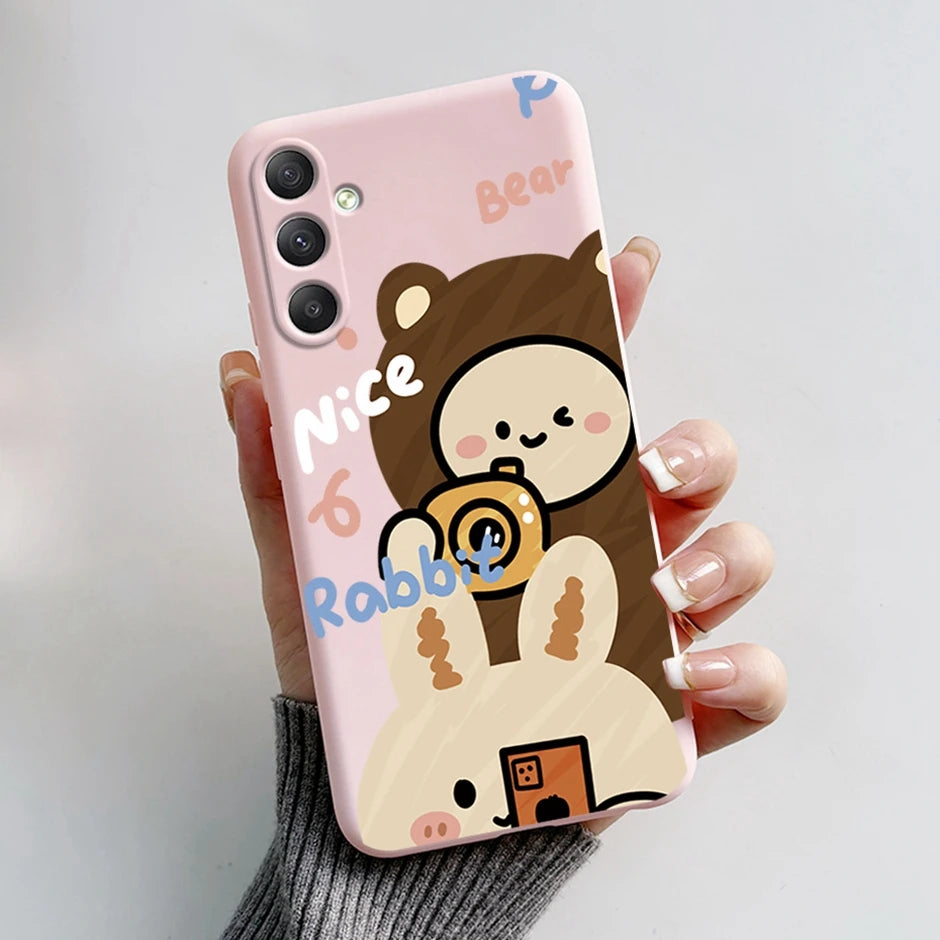 Mobilie Phone Case For Samsung Galaxy Note10 Cute Cartoon Soft Silicone Back Cover For Samsung Galaxy Note 10 Phone Case Bumpers