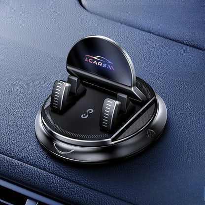 2026 New Car Phone Mount Anti Slip Silicone Dashboard Phone Holder 360-Degree Free Rotation Universal Head-Up Navigation Holder