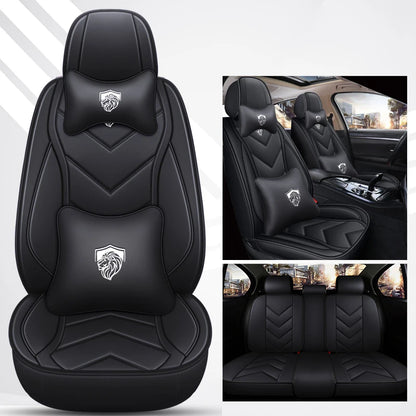 Leather Car Seat Covers For Fiat Toro Bravo Freemont 500 Argo Seat Leon Ibiza Arona BMW E39 Auto Interior Accesorios Waterproof