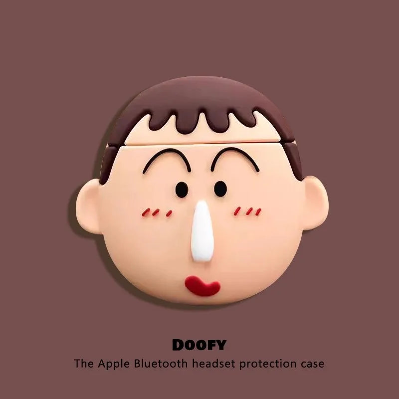 Funny Runny Nose For Airpods 1 2 3 4 5 Pro Pro 2 Pro 3 Silicone Earphone Case Accessories Cover