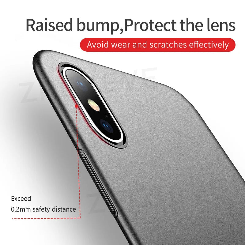For iPhoneX Case ZROTEVE Luxury Ultra Thin Frosted Hard PC Cover For Apple iphone XR X S XS Max iPhonex 10 iPhone10 Phone Cases