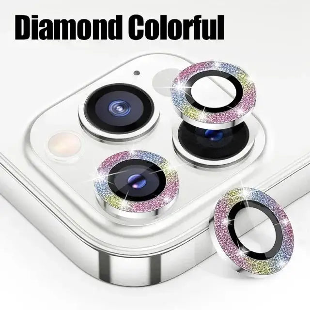 3Pcs Metal Camera Lens Protection For iPhone 16 15 14 13 Plus Pro Max Lens Glass For iPhone 15 14 PM 13 Mini Camera Ring Cover