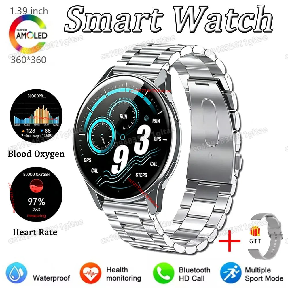 2026 New Women SmartWatch Bluetooth Call Lady Watch Sport Waterproof Heart Rate Sleep Smart Watch For Women Present Gift PKHT30