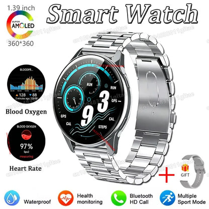2026 New Women SmartWatch Bluetooth Call Lady Watch Sport Waterproof Heart Rate Sleep Smart Watch For Women Present Gift PKHT30