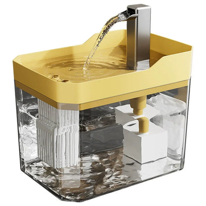 Automatic Filtered Circulating Pet Water Dispenser Large Capacity Cat Drinking Fountain Electric Cat Water Feeder Pet Water Bowl