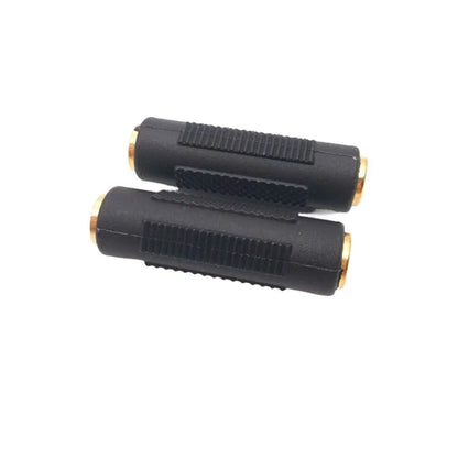 3.5mm to 3.5mm Female Jack Stereo Connector Coupler Adapter Audio Cable Extension for MP3 DVD Headphone Car AUX