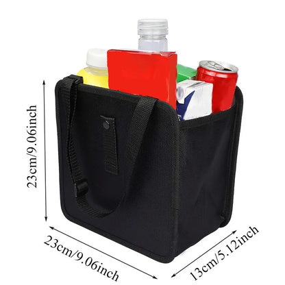 Car Trash Can Portable Storage Mesh Pocket Hanging Trash Can Backseat Storage Waterproof Trash Can Storage Bag
